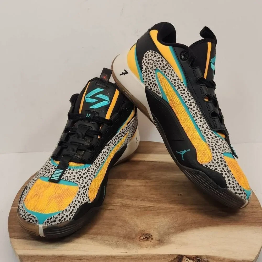 Jordan Luka 2 Saf Men's Size 9.5 Orange Black Teal